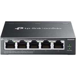 TP-Link Omada ES205GP Switch de 5 Puertos Gigabit con 4 Puertos PoE+